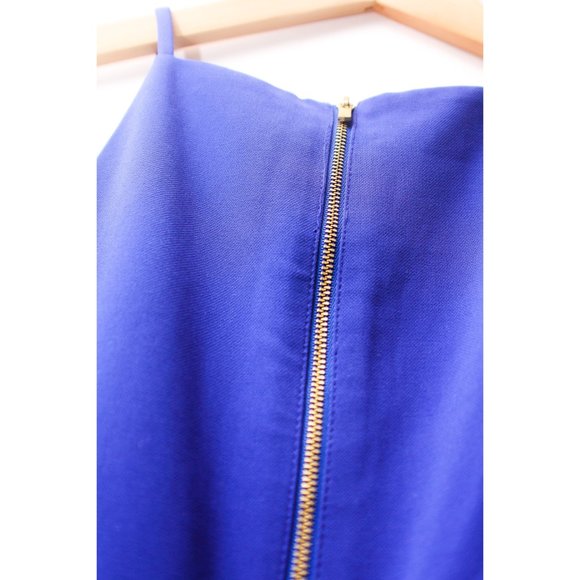 H&M ROYAL BLUE MIDI BODYCON COCKTAIL DRESS - Picture 3 of 6